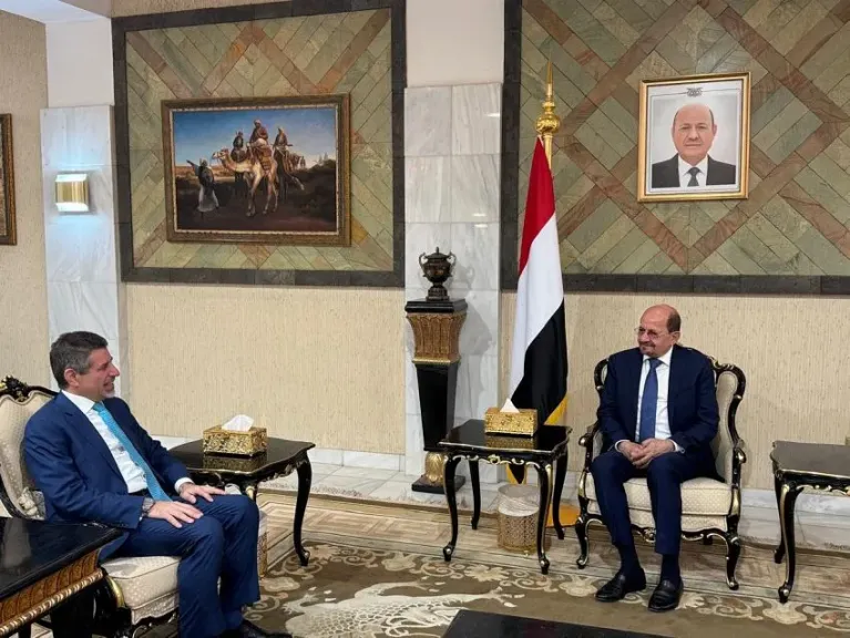 الزنداني يبحث مع السفير الأمريكي دعم الحكومة ومكافحة الإرهاب